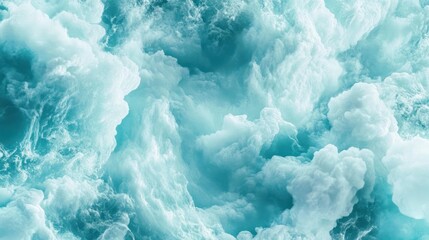 Azure water formations in a close-up view.