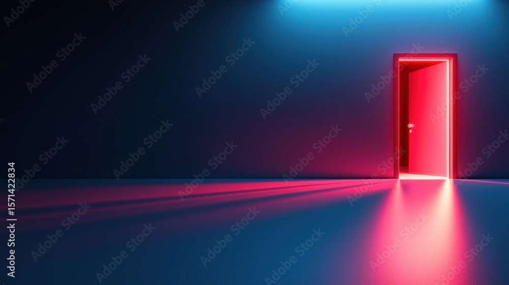 Aufkleber security risk vulnerability server room with flashing red lights, dark background, symbolizes a secu