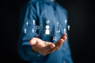 Customer targeting, engagement, and trust building with digital marketing strategy, audience...