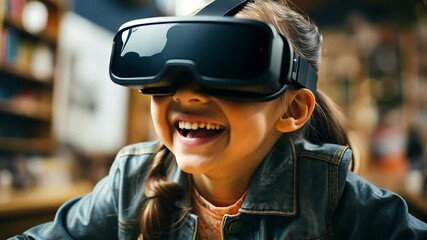 Digital transformation in education: VR glasses and virtual reality. - Powered by Adobe