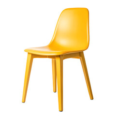 wooden chair isolated on white