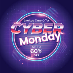Cyber Monday sale Banner 