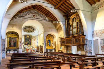 Fototapeta premium Monastero di San Pietro in Lamosa, Provaglio, Brescia, Lombardia