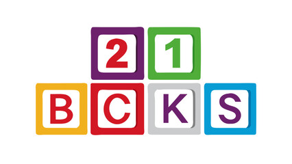 Blocks with Letters and Numbers
