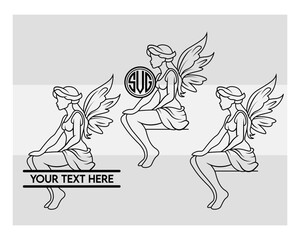 Fairy SVG Silhouette Bundle, Fairy Silhouette, Butterfly Svg, Magical Svg, Fairy Cartoon, Fairy Png, Fairy Svg Images, Cut Files