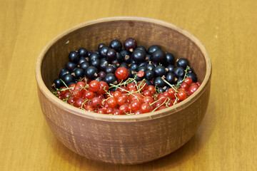 sweet berries in the bowl