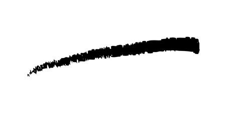 line brush grunge underline shapes, vector illustration.