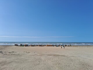 walking on the beach