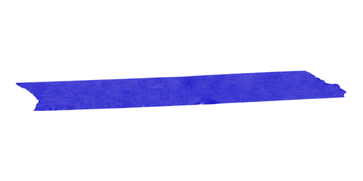 A blue arrow shape pointing right against a black background in a simple digital illustration