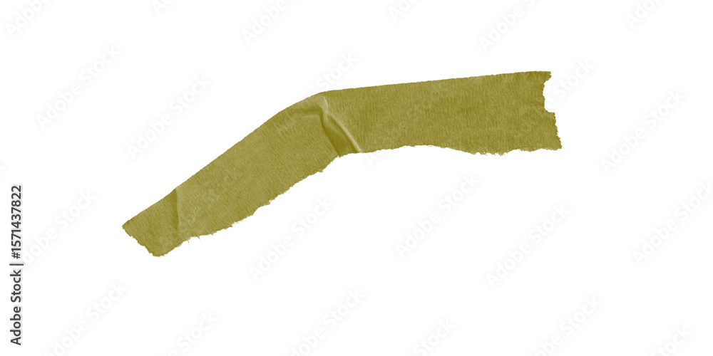 Aufkleber a simple image showing an abstract olive green shape on a black background with a modern aesthetic
