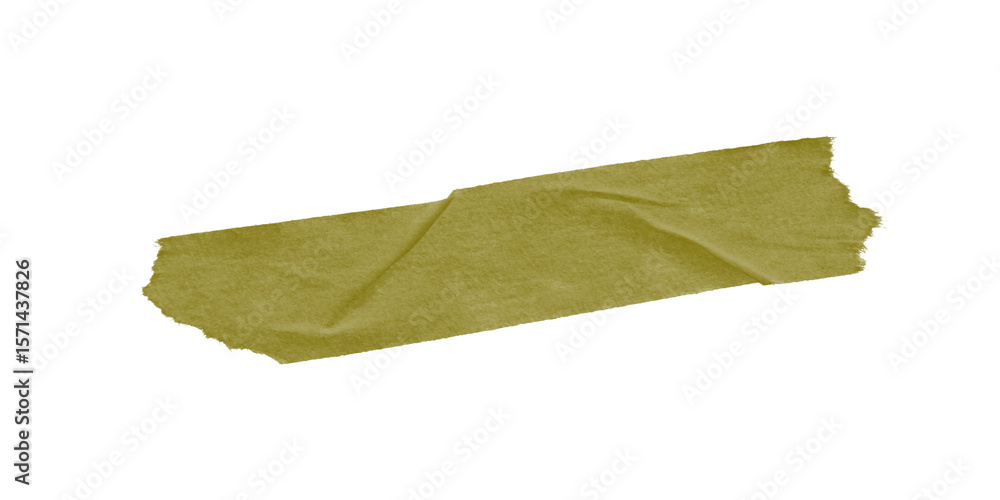 Poster a rectangular shape in olive green color set against a stark black background in a simple compositio