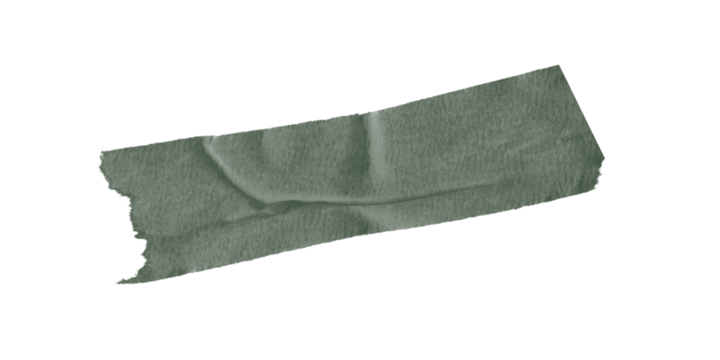 Isolated dark green rectangular shape with jagged edges on a black background in a simple design