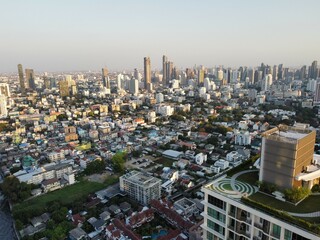 aerial view of bangkok