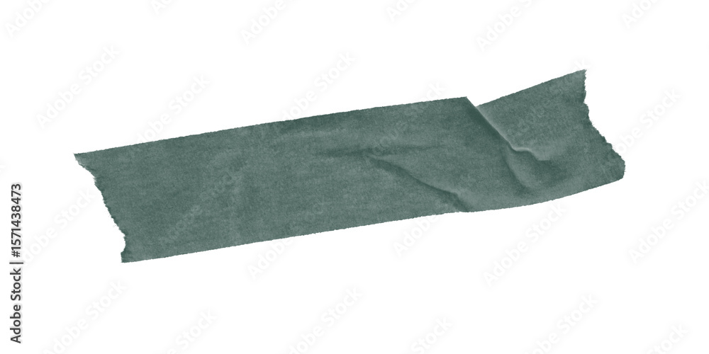 Poster a dark green rectangular shape isolated against a stark black background in a simple composition