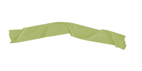 An olive green chevron shape angled downward against a solid black background in a simple illustration