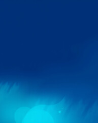 Glowing blue hues blend into deep waters creating a mesmerizing underwater ambiance at dawn