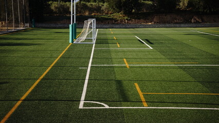 artificial turf soccer field