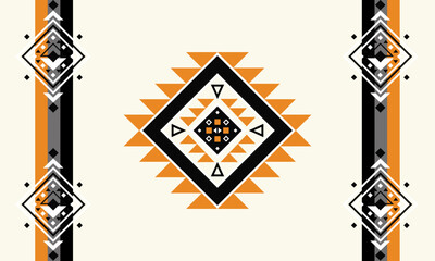Geometric ethnic seamless pattern colorful. traditional ethnic oriental style vector pattern
