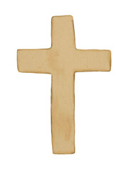 Wooden cross design for textile patterns and fabric wrapping