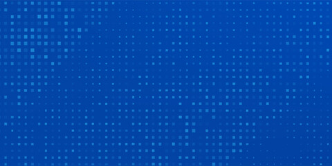 Blue Tech Finance Fintech Background Abstract Pixel Pattern. Abstract Business Tech Science