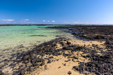 Caleton Blanco Lanzarote Pristine shoreline canary