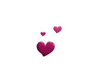 pink Heart, valentine, love, PNG