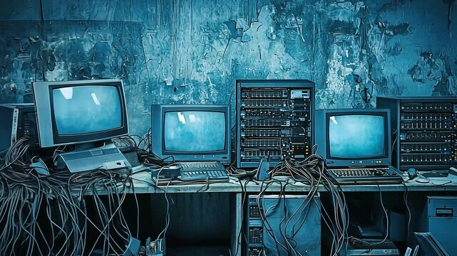 Abandoned computer room