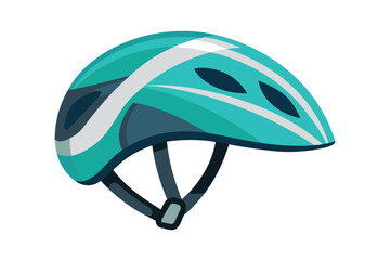 3d cycle helmet isolated on white background