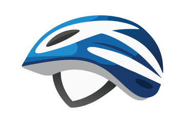 3d cycle helmet isolated on white background