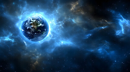 Fototapeta premium planet earth in space