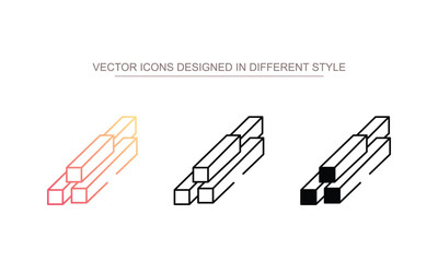 Steel icon design with white background stock illustration