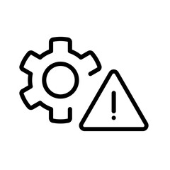 Risk management icon.