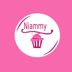 Logo ciasteczek dla cukierni — Grafika wektorowa ciasteczek cukierni