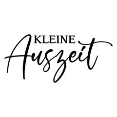 Kleine Auszeit