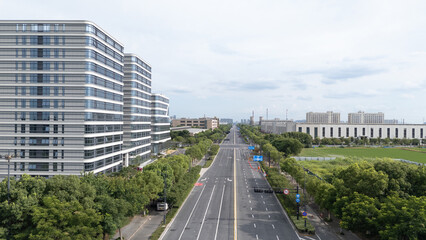 view of modern office building