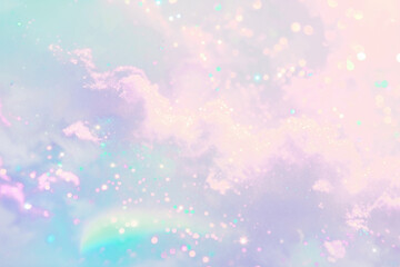 Dreamy pastel cloud background texture overlay