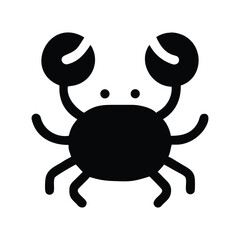 crab logo vector art design.