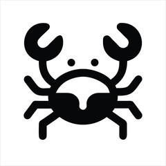 crab logo vector art design.