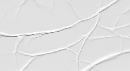 Crumpled paper poster texture background