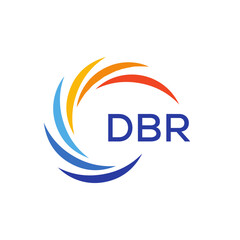 DBR Letter Initial Logo Design Template Vector Illustration