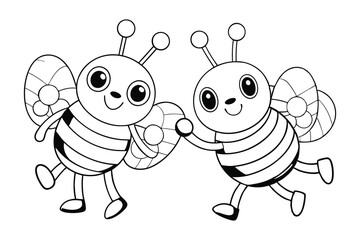 Musical Toys Dancing with Garden Bees