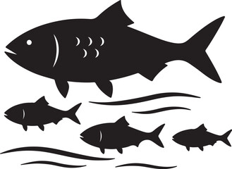 Hilsa fish vector art জাতীয় মাছ ইলিশ
