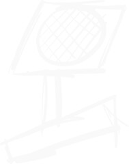 white abstract shape. PNG. sin fondo. arte abstracto blanco creativo.