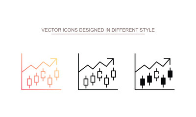 Trader icon design with white background stock illustration