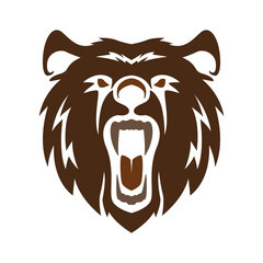 Bear logo icon design