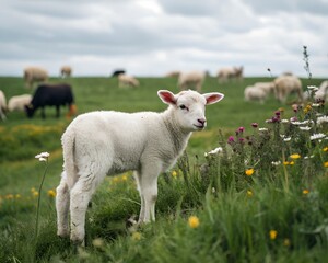 Obraz premium sheep and lamb