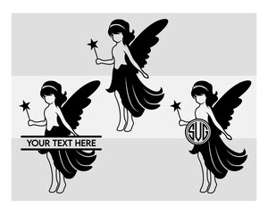 Fairy SVG Silhouette Bundle, Fairy Silhouette, Butterfly Svg, Magical Svg, Fairy Cartoon, Fairy Png, Fairy Svg Images, Cut Files