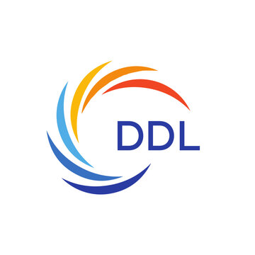 DDL Letter Initial Logo Design Template Vector Illustration 