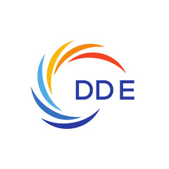 DDE Letter Initial Logo Design Template Vector Illustration 