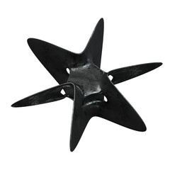 Black abstract geometric 3d rendering shape, trendy playful isolated design elements. Diseño...
